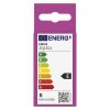 EMOS ZQ1E21, LED izzó Classic Mini Globe / E14 / 4,2 W (40 W) / 470 lm / Meleg fehér