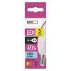 EMOS ZQ3222, LED izzó Classic gyertya / E14 / 5 W (40 W) / 470 lm / hideg fehér