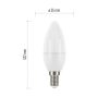 EMOS ZQ3224, LED izzó True Light gyertya / E14 / 4,2 W (40 W) / 470 lm / meleg fehér