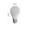 EMOS ZQ5130, LED izzó Classic A60 / E27 / 7,3 W (50 W) / 645 lm / meleg fehér