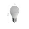 EMOS ZQ5140, LED izzó Classic A60 / E27 / 8,5 W (60 W) / 806 lm / meleg fehér