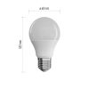 EMOS ZQ5144.3, LED izzó True Light A60 / E27 / 7,2 W (60 W) / 806 lm / meleg fehér 3db