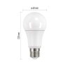 EMOS ZQ5150.3, LED izzó Classic A60 / E27 / 10,7 W (75 W) / 1 060 lm / meleg fehér 3db