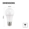 EMOS ZQ5152, LED izzó Classic A60 / E27 / 10,7 W (75 W) / 1 060 lm / hideg fehér