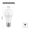 EMOS ZQ5161, LED izzó Classic A60 / E27 / 13,2 W (100 W) / 1 521 lm / természetes fehér