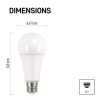 EMOS ZQ5174, LED izzó Classic A67 / E27 / 17 W (120 W) / 1 900 lm / természetes fehér