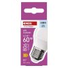 EMOS ZQ6E44, LED izzó Classic Mini Globe / E27 / 6,5 W (60 W) / 806 lm / Hideg fehér