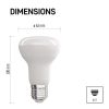 EMOS ZQ7141, LED izzó Classic R63 / E27 / 8,8 W (60 W) / 806 lm / természetes fehér