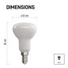 EMOS ZQ7220, LED izzó Classic R50 / E14 / 4 W (39 W) / 450 lm / meleg fehér