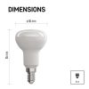 EMOS ZQ7221, LED izzó Classic R50 / E14 / 4 W (39 W) / 450 lm / természetes fehér