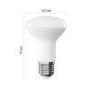 EMOS ZQ7E41, LED izzó Classic R63 / E27 / 7 W  (60 W) / 806 lm / Meleg fehér