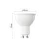 EMOS ZQ8255D, LED izzó Classic MR16 / GU10 / 7 W (60 W) / 800 lm / természetes fehér / dimmelhető