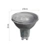 EMOS ZQ8333A, LED izzó Classic MR16 / GU10 / 4,2 W (36 W) / 333 lm / meleg fehér