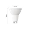 EMOS ZQ8E12, LED izzó Classic MR16 / GU10 / 3 W (32 W) / 345 lm / Meleg fehér