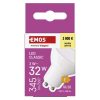 EMOS ZQ8E12, LED izzó Classic MR16 / GU10 / 3 W (32 W) / 345 lm / Meleg fehér