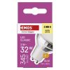 EMOS ZQ8E17, LED izzó Classic MR16 / GU10 / 3 W (32 W) / 345 lm / Meleg fehér