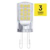 EMOS ZQ9545, LED izzó Classic JC / G9 / 4 W (40 W) / 470 lm / természetes fehér