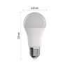 EMOS ZQW514R, LED izzó GoSmart A60 / E27 / 9 W (60 W) / 806 lm / RGB / dimmelhető / Wi-Fi