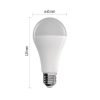 EMOS ZQW516R, LED izzó GoSmart A65 / E27 / 14 W (94 W) / 1 400 lm / RGB / dimmelhető / Wi-Fi